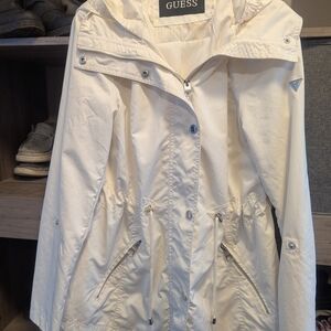 Guess Women's White Utility Jacket